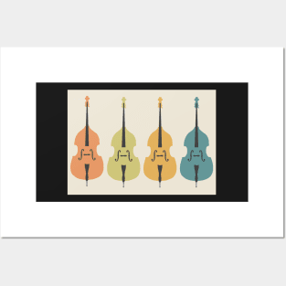 Double Bass quartet Posters and Art